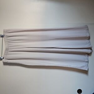 Zara Wide Leg Cream Trouser Pants Size XXlarge